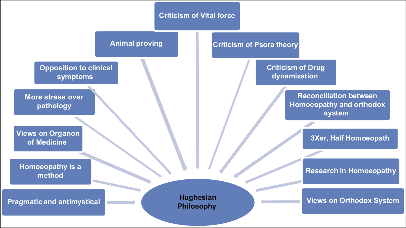 Graphical presentation of Dr Hughes’s philosophy